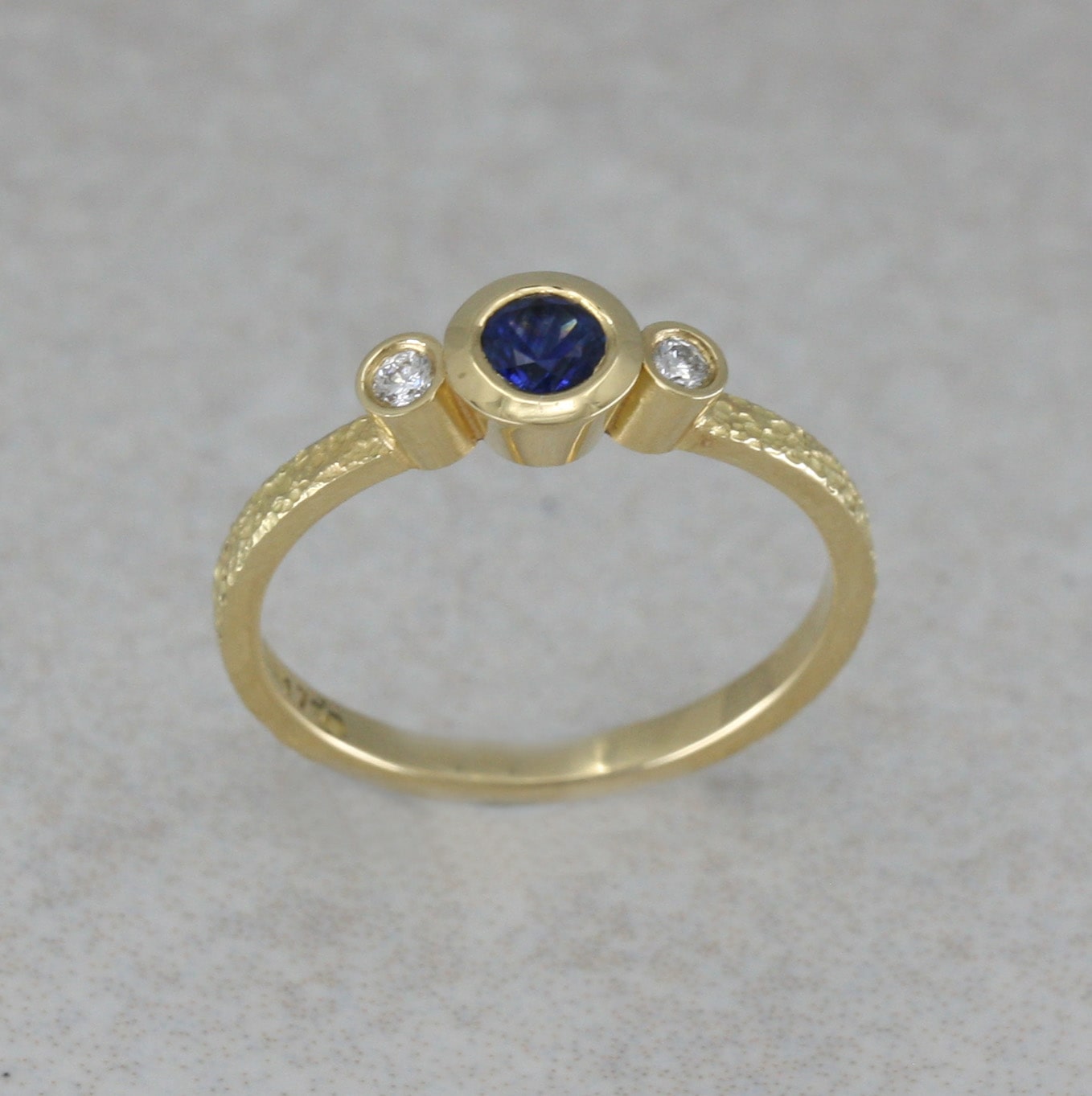 18ct Gold, Sapphire and Diamond “Abbey” Ring