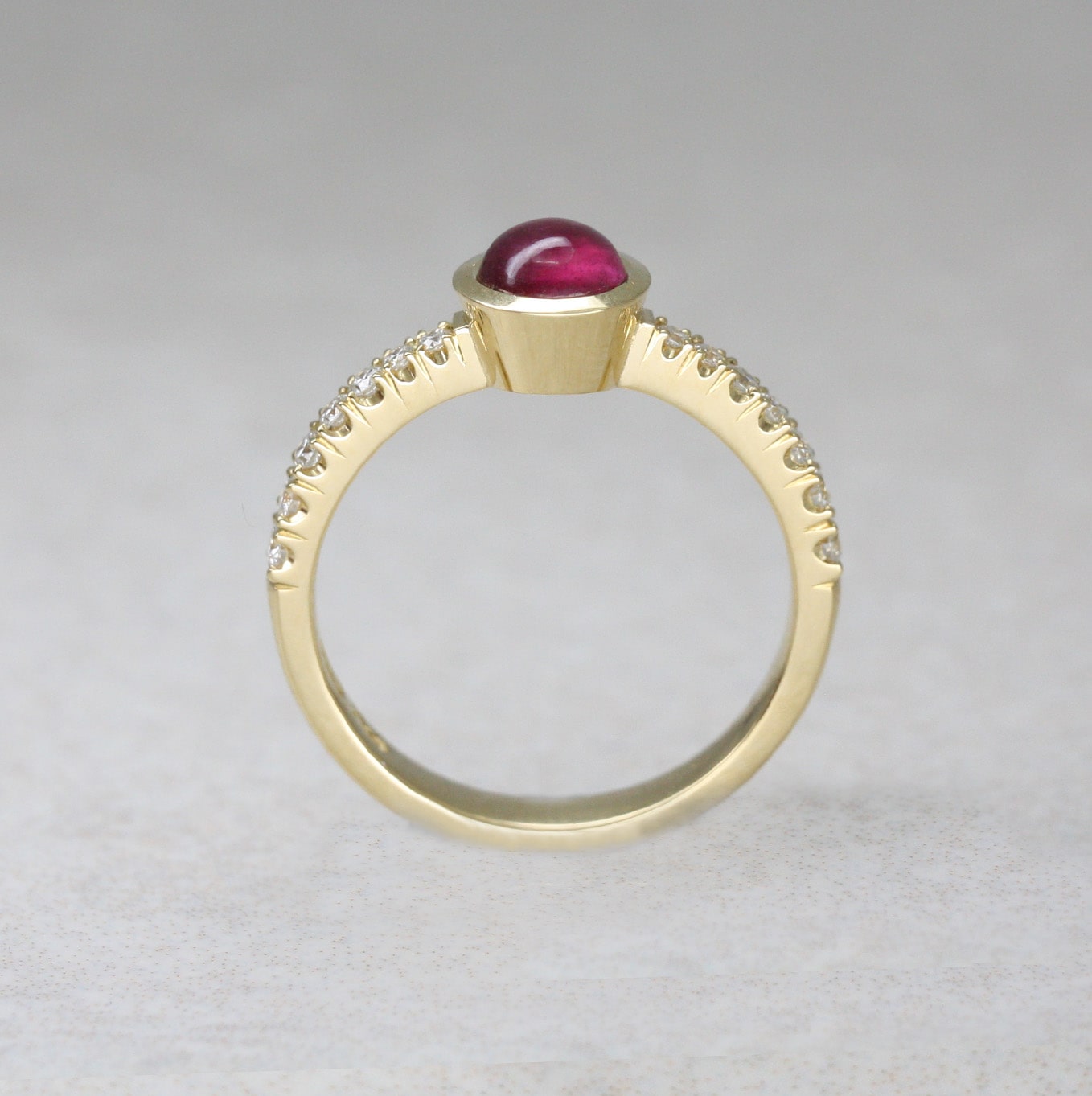 18ct Gold, Ruby and Diamond “Pettiswood” Ring