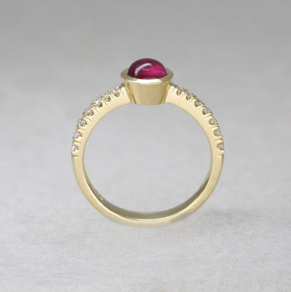 18ct Gold, Ruby and Diamond “Pettiswood” Ring