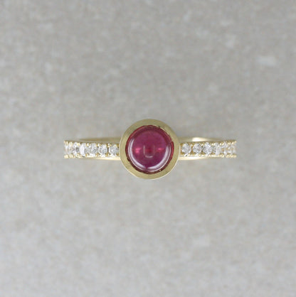 18ct Gold, Ruby and Diamond “Pettiswood” Ring