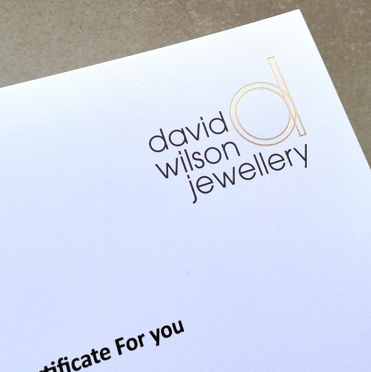 David Wilson Jewellery Gift Card